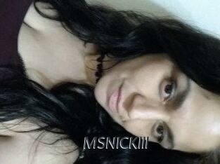 MSNICKIII