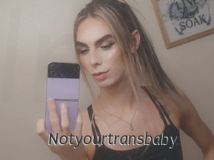 notyourtransbaby Ligne Rose
