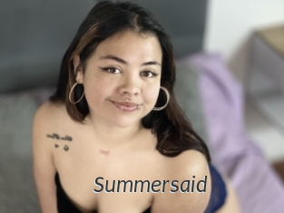 Summersaid
